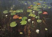 Isaac Levitan Water lilies oil painting reproduction